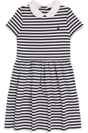 Ralph Lauren Stripe Collared Dress