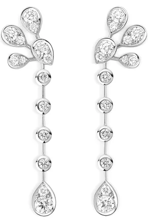 CHAUMET White Gold and Diamond Joséphine Aigrette Impériale Earrings