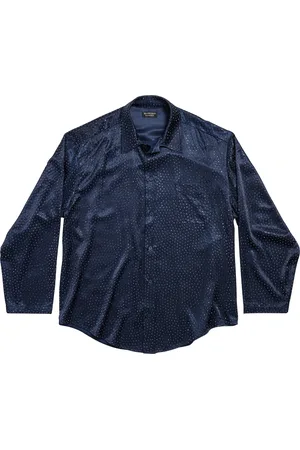 Balenciaga Satin Crystal-Embellished Shirt