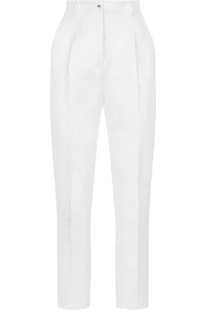 Dolce & Gabbana Brocade Straight Trousers