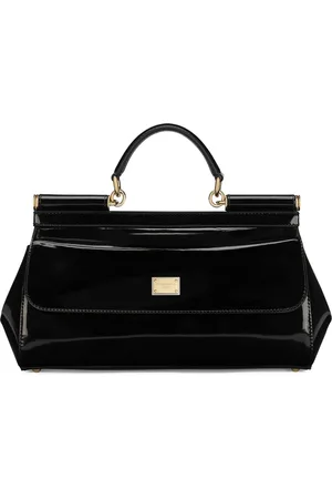 Dolce & Gabbana Medium Patent Sicily Top-Handle Bag