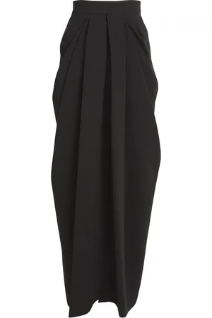 Max Mara Cady Pleated Maxi Skirt