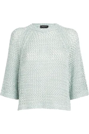 Fabiana Filippi Cotton Open-Knit Sweater
