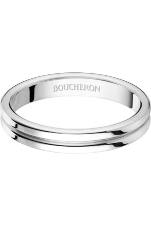 Boucheron Platinum Godron Wedding Band
