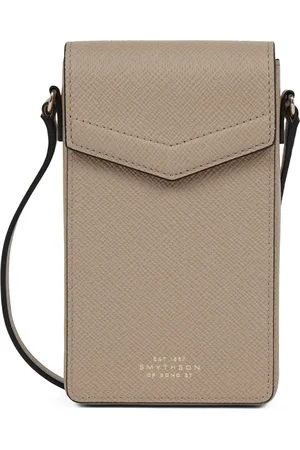 SMYTHSON Leather Panama Envelope Phone Case