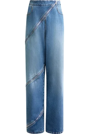 Alaïa Denim Spiral Jeans