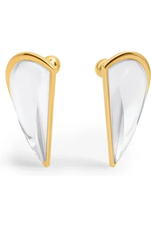 Alaïa Resin-Detail Demi Le Coeur Bombe Earrings