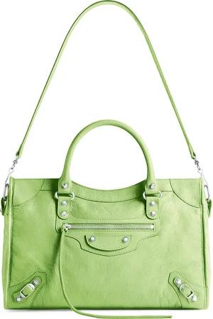 Balenciaga Medium Leather Le City Top-Handle Bag