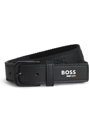 HUGO BOSS Leather Logo Belt
