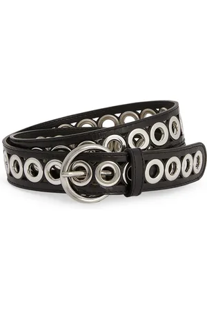 Sandro Leather Loop-Embellished Belt