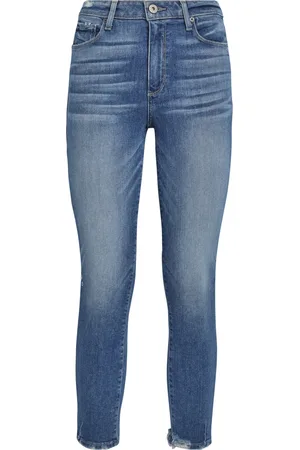 Paige Hoxton Crop Torn Hem Jean