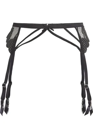 FLEUR DU MAL Sheer Heart Garter Belt
