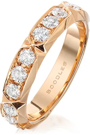 Boodles Large and Diamond Jazz Ring