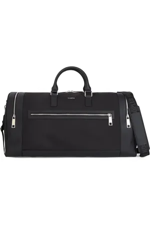 The Kooples Leather-Trim Weekend Bag
