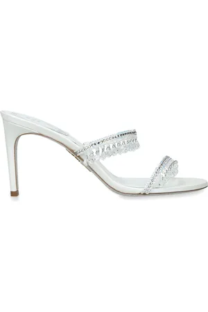 RENE CAOVILLA Embellished Chandelier Mules 80
