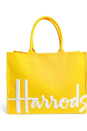 HARRODS Large Cotton Logo Tote Bag