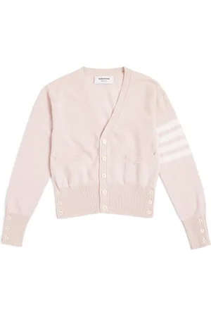 Thom Browne Cashmere 4-Bar V-Neck Cardigan