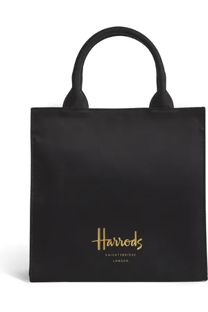 HARRODS Small Cotton Logo Tote Bag