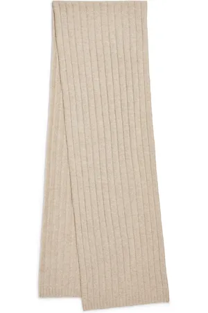 HARRODS Cashmere Ribbed Scarf