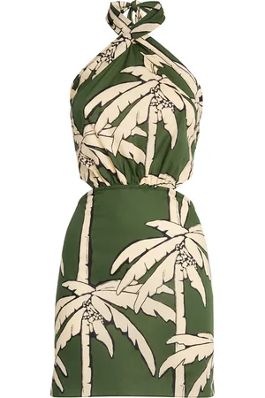 JOHANNA ORTIZ Cotton Poplin Printed Mini Dress