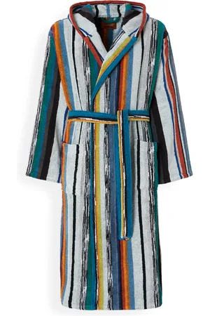 Missoni Towelling Striped Wooden Robe