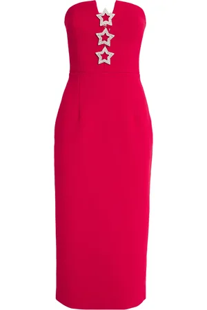 Rebecca Vallance Strapless Akari Midi Dress