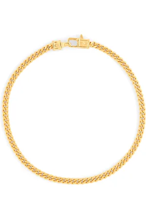 TOM WOOD Medium -Plated Curb Chain Bracelet