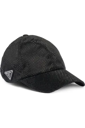 Prada Crystal-Embellished Baseball Cap