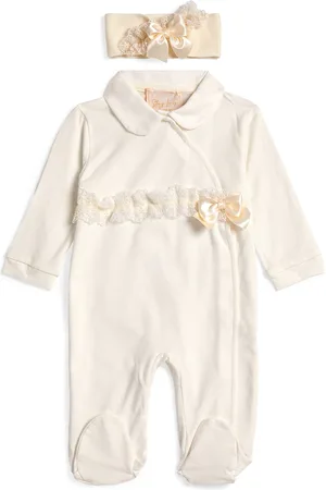Story Loris Lace-Trim All-In-One and Headband Set