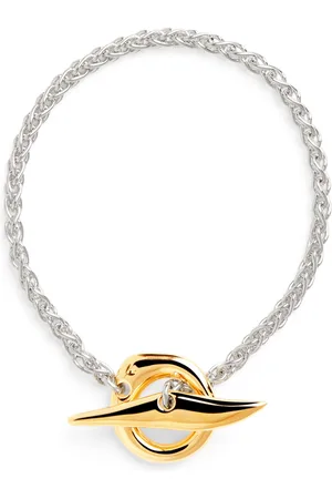 TOM WOOD Sterling Silver and Gold Robin Bracelet