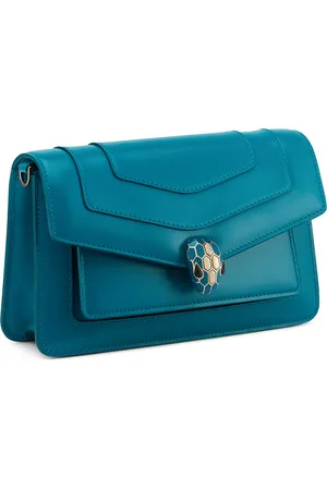 Bvlgari Leather Serpenti Forever East-West Shoulder Bag