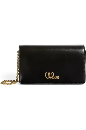 Chloé Leather Iconic Flap Chain Wallet