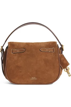 Ralph Lauren Mini Suede Polo Id Cross-Body Bag