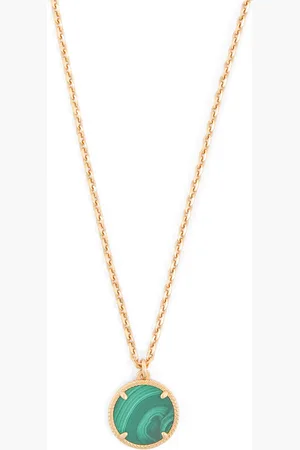 EMANUELE BICOCCHI Plated Malachite Penchant Necklace
