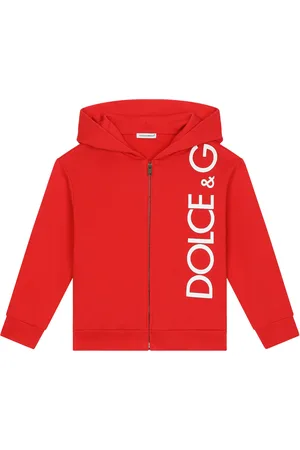 Dolce & Gabbana Cotton Logo Print Hoodie