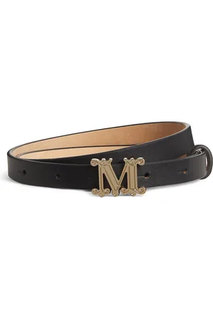 Max Mara Leather Monogram Belt