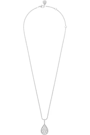 Boucheron Medium White Gold and Diamond Serpent Bohème Motif Pendant