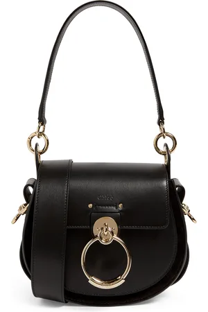 Chloé Small Leather Tess Saddle Bag