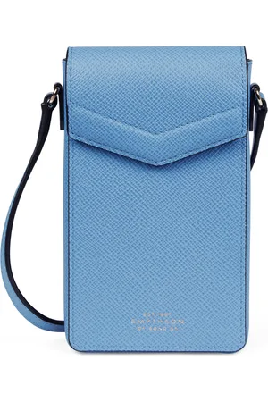 SMYTHSON Leather Panama Envelope Phone Case