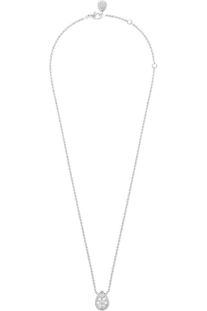 Boucheron Small White Gold and Diamond Serpent Bohème Motif Pendant