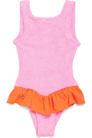 Hunza G Ruffle-Trim Denise Swimsuit