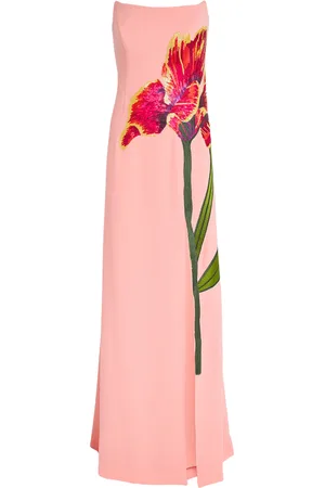 Costarellos Crepe Sequinned Margita Gown