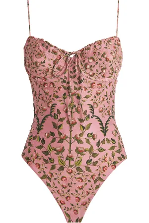 Agua by Agua Bendita Floral Print Swimsuit