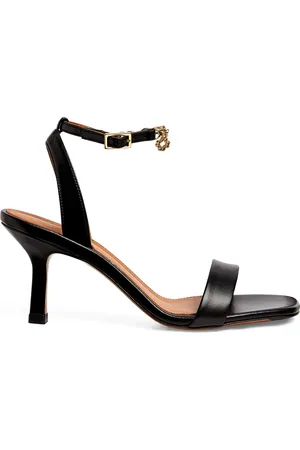 Maje Leather Chain-Detail Sandals 50