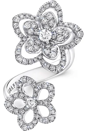 GRAFF Gold and Diamond Wild Flower Ring