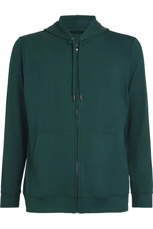 DEREK ROSE Micro Modal Zipped Hoodie