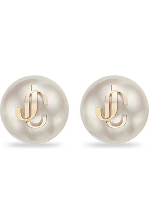 Jimmy Choo Jc Logo Stud Earrings