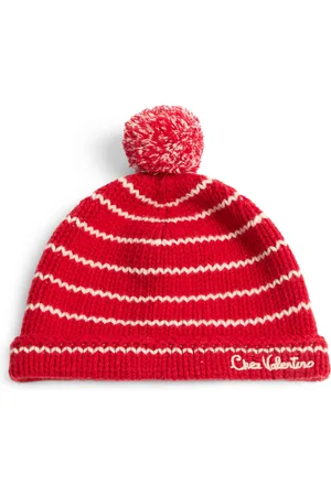 VALENTINO GARAVANI Wool Pom-Pom Beanie