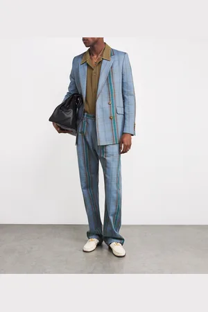 Vivienne Westwood Cotton-Linen Tartan Blazer