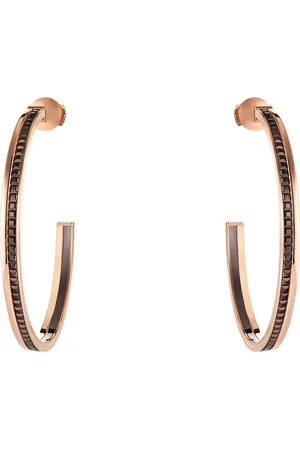 Boucheron Large Rose Gold Quatre Classique Hoop Earrings